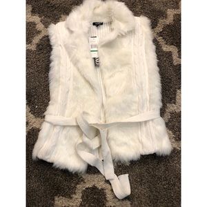 Faux Fur Vest- Large